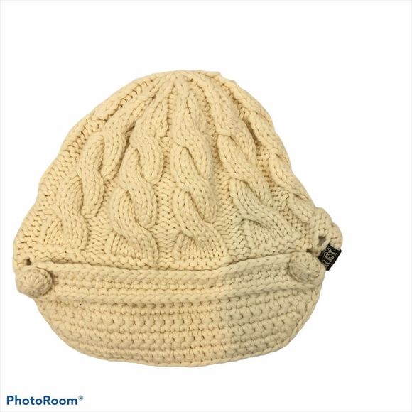 REI Accessories Rei New Knit Brim Beanie Hat Ladies Merino Wool